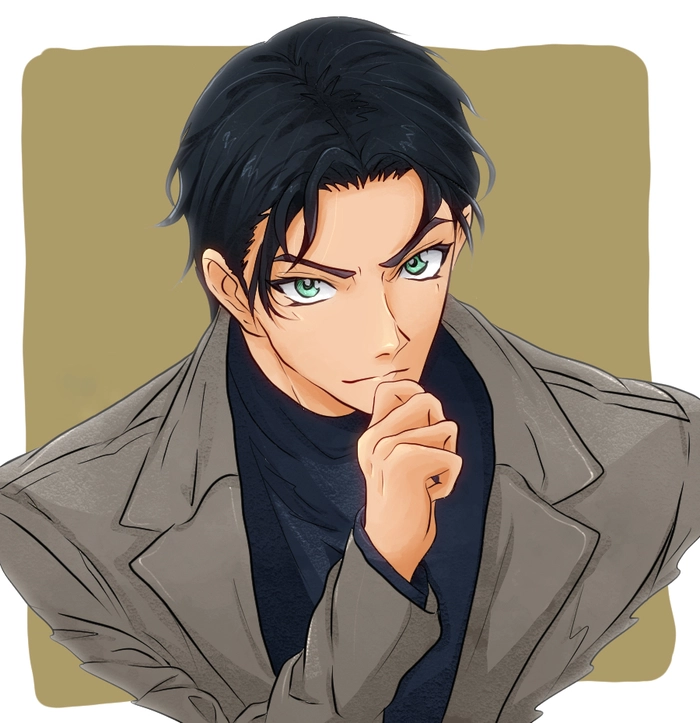 Hình nền Akai Shuichi 4K chuẩn anime