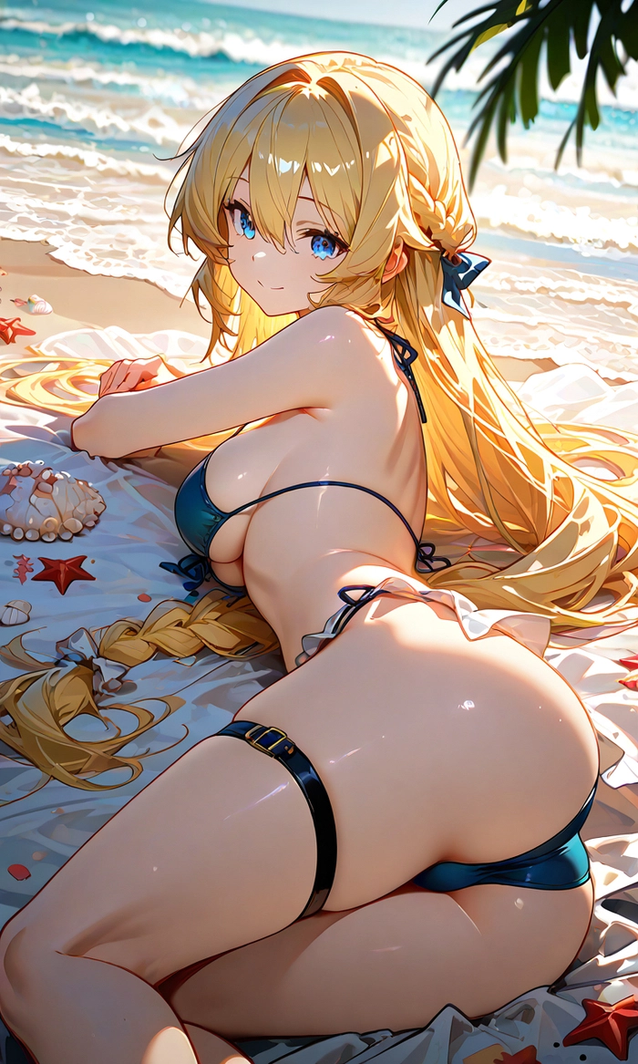 Hình nền Azusa Aizawa bikini gợi cảm