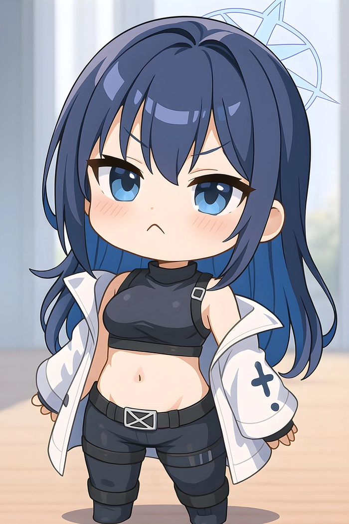 Hình nền Blue Archive Saori chibi cute