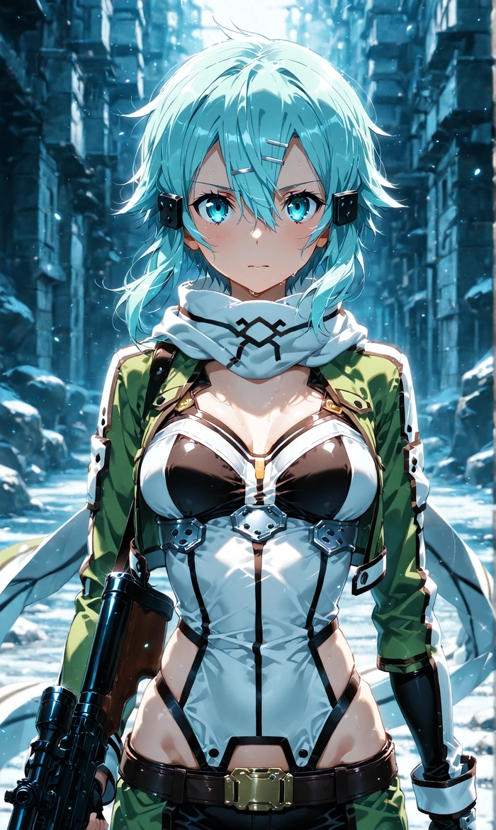 Hình nền Sinon anime 4k