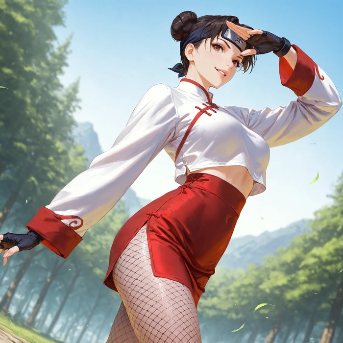 Hình nền Tenten anime ấn tượng