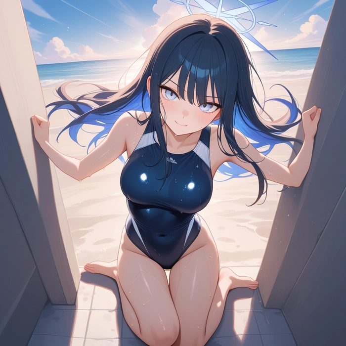 Hình nền anime Blue Archive Saori đẹp sắc nét
