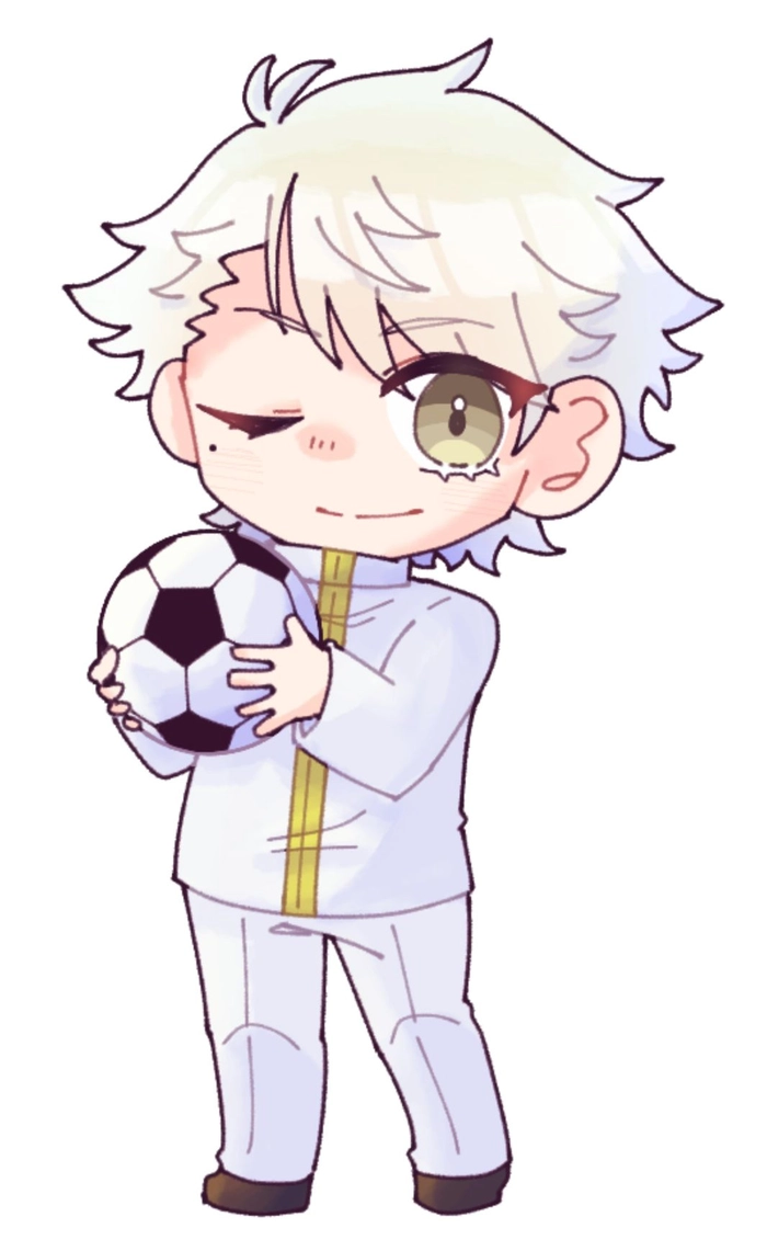 Kira Ryōsuke anime Blue Lock chibi