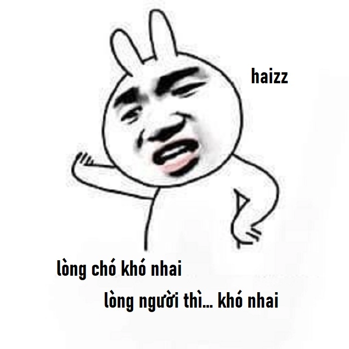 Lòng chó khó nhai meme khó đỡ