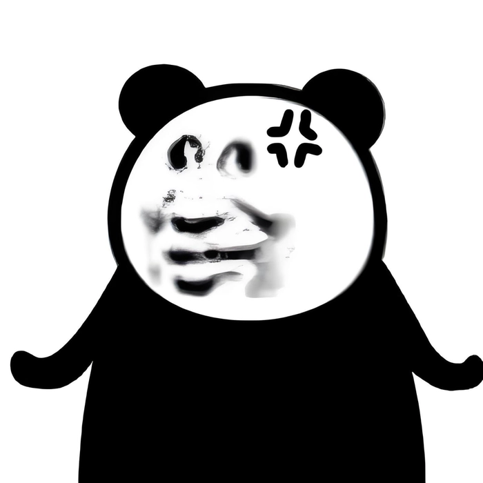 Meme gấu trúc bất lực troll bạn bè