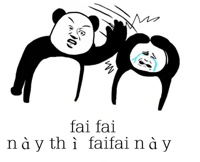 Meme gấu trúc bất lực viral mạng xã hội