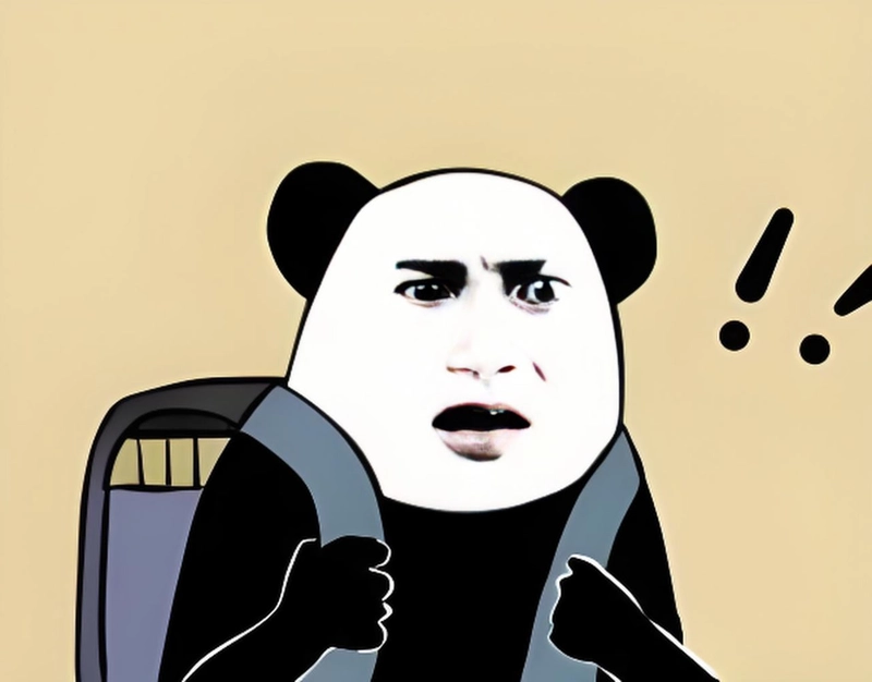 Meme gấu trúc bất ngờ hài hước