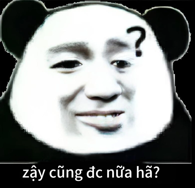 Meme gấu trúc bất ngờ troll bạn bè