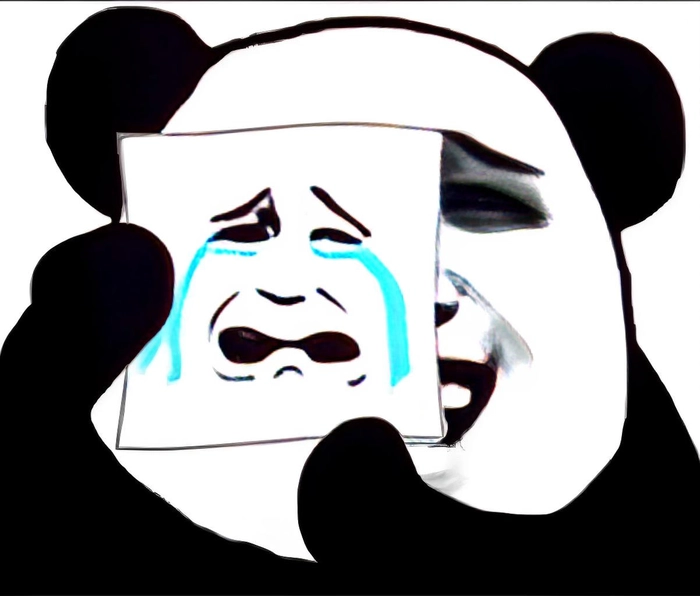Meme gấu trúc buồn khóc hài