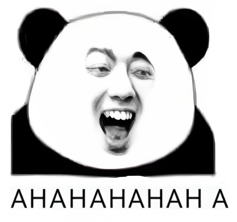 Meme gấu trúc cười đểu bá đạo