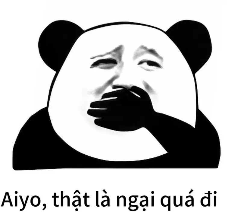 Meme gấu trúc cười viral cõi mạng
