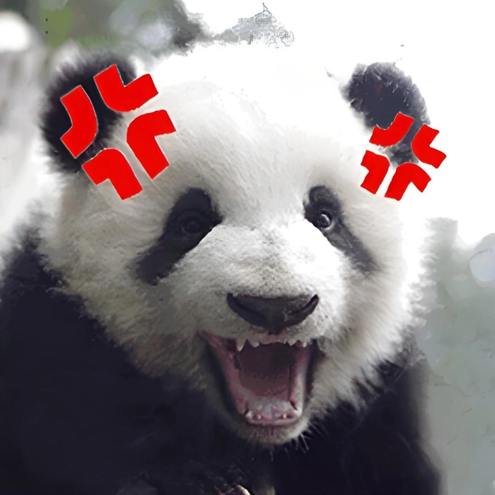 Meme gấu trúc dỗi biểu cảm độc đáo