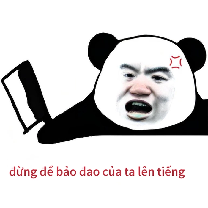 Meme gấu trúc dỗi troll hài hước