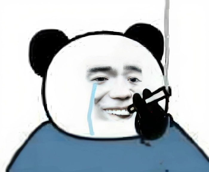 Meme gấu trúc khóc buồn chế