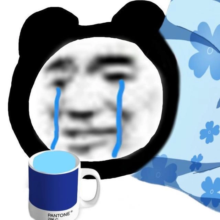 Meme gấu trúc khóc chế ảnh