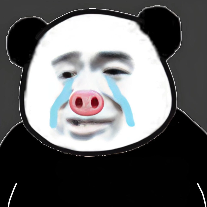 Meme gấu trúc khóc chế troll