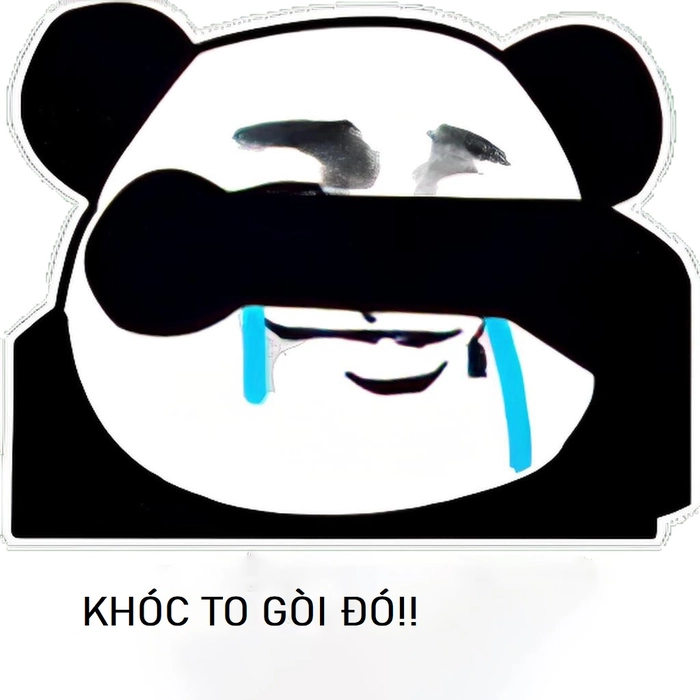 Meme gấu trúc khóc lầy lội