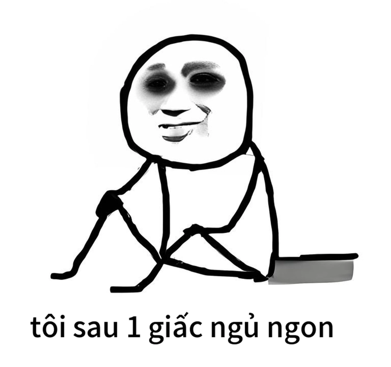 Meme gấu trúc mất ngủ chế bá đạo