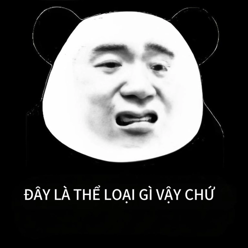 Meme gấu trúc mắt thâm chế bá đạo