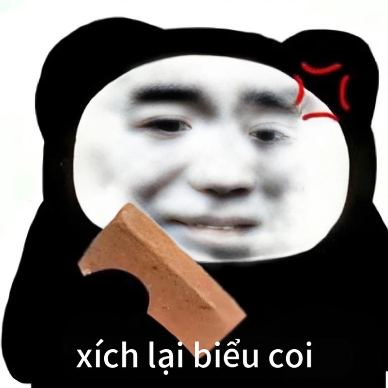 Meme gấu trúc ngang ngược bá đạo cõi mạng