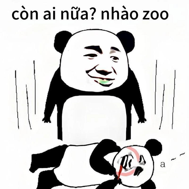 Meme gấu trúc ngang ngược bá đạo