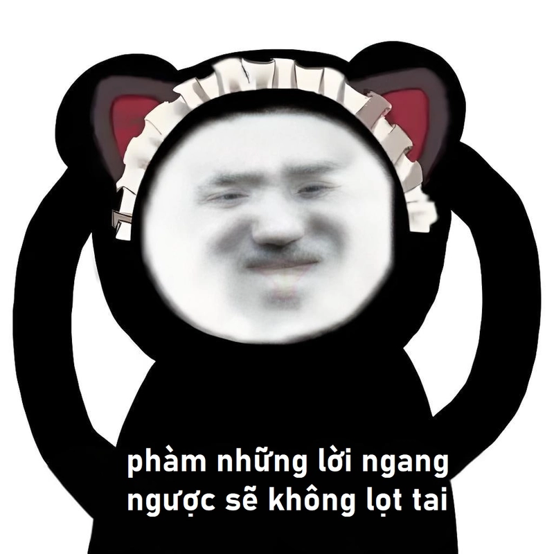 Meme gấu trúc ngang ngược chế troll