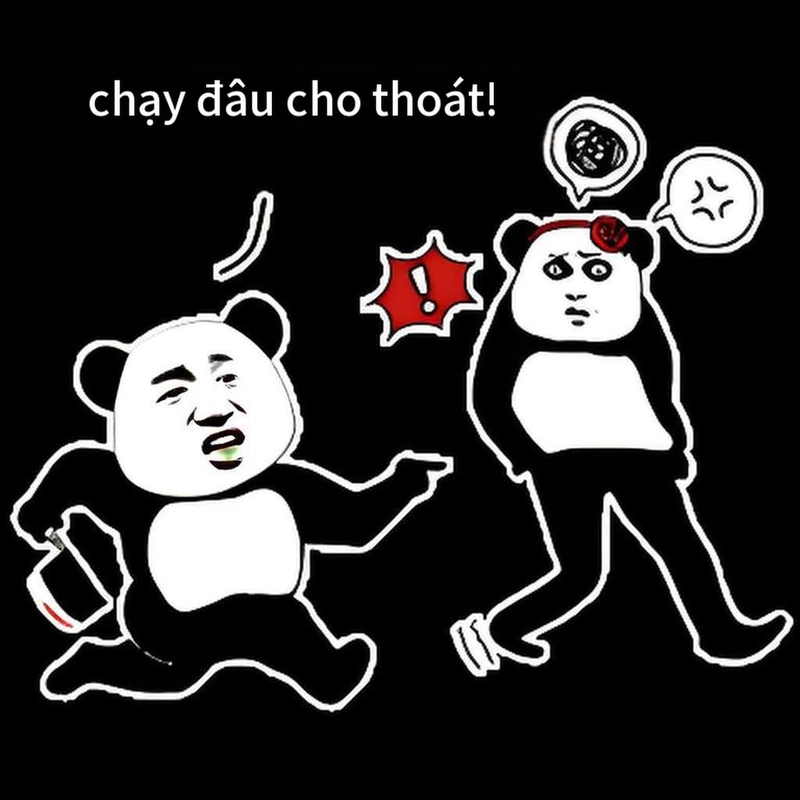 Meme gấu trúc ngang ngược chế vui nhộn