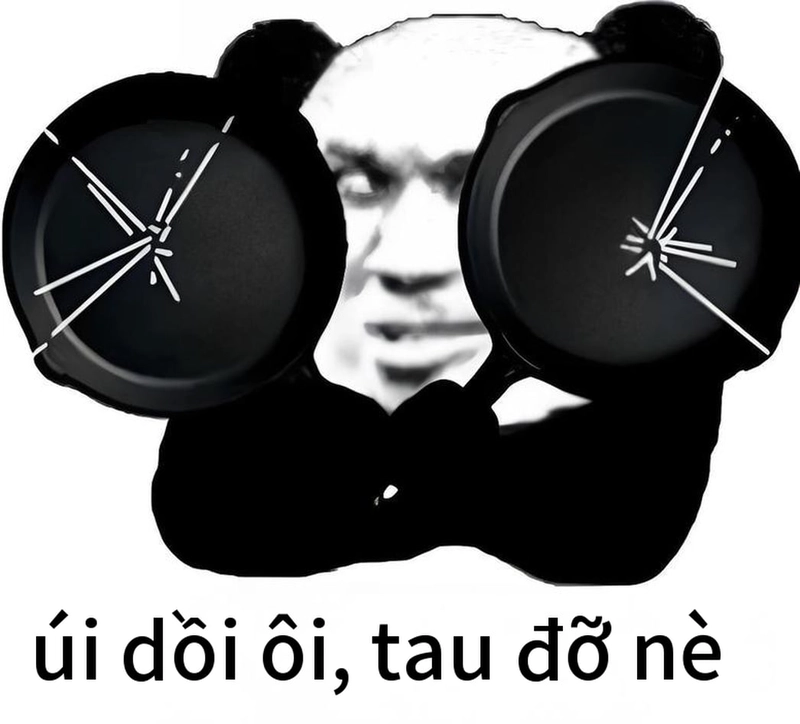 Meme gấu trúc ngang ngược hài hước