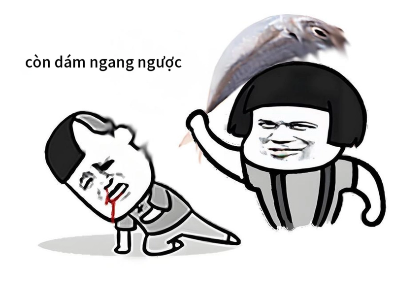 Meme gấu trúc ngang ngược hot trend