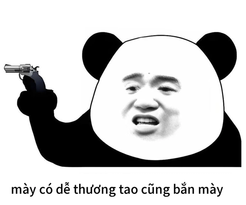 Meme gấu trúc ngang ngược khó đỡ