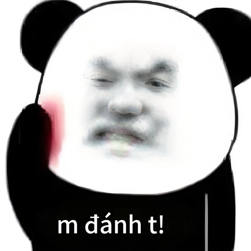 Meme gấu trúc ngang ngược troll lầy lội