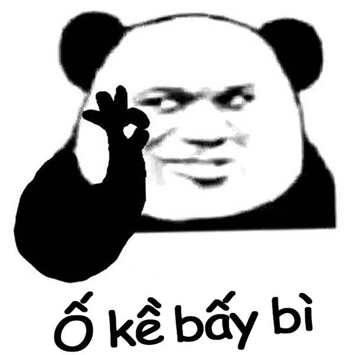 Meme gấu trúc ok chất lừ