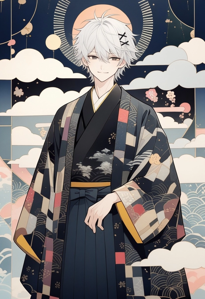 Nagi Seishiro mặc kimono đáng yêu