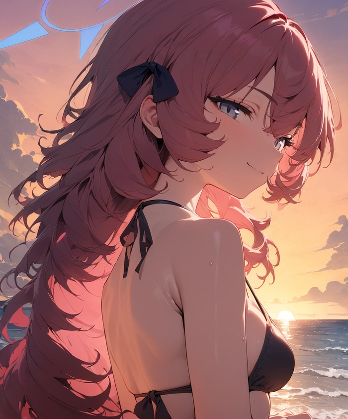 Natsume Iroha Blue Archive bikini xinh