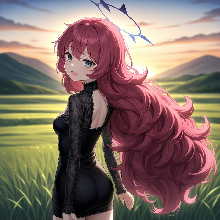 Natsume Iroha Blue Archive thần thái đẹp