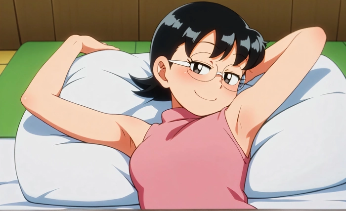 Nobi Tamako với phong cách anime cổ