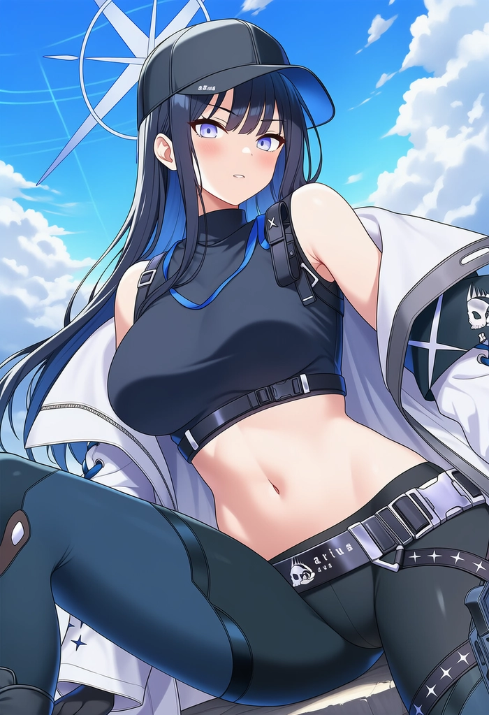 Saori Joumae nóng bỏng trong thế giới Blue Archive