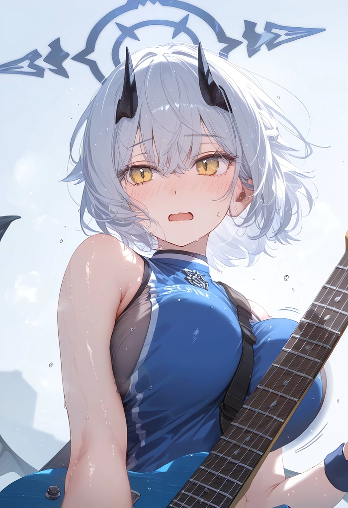 Sena Blue Archive tạo dáng táo bạo