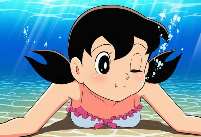 Shizuka phiên bản anime dễ thương