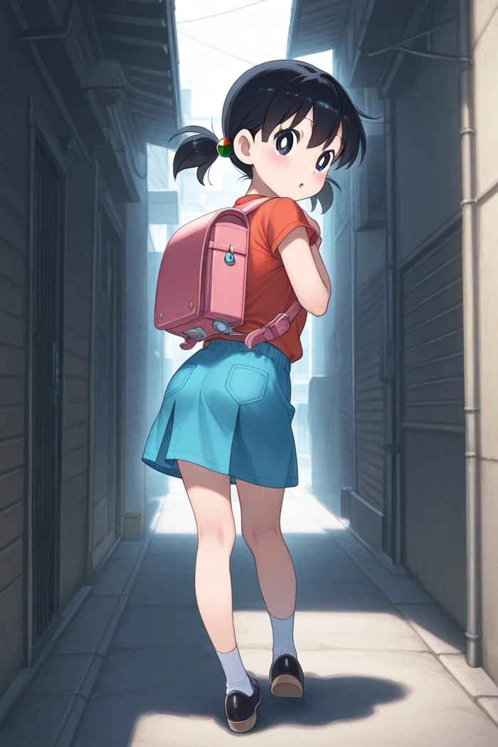 Shizuka trong anime Doraemon