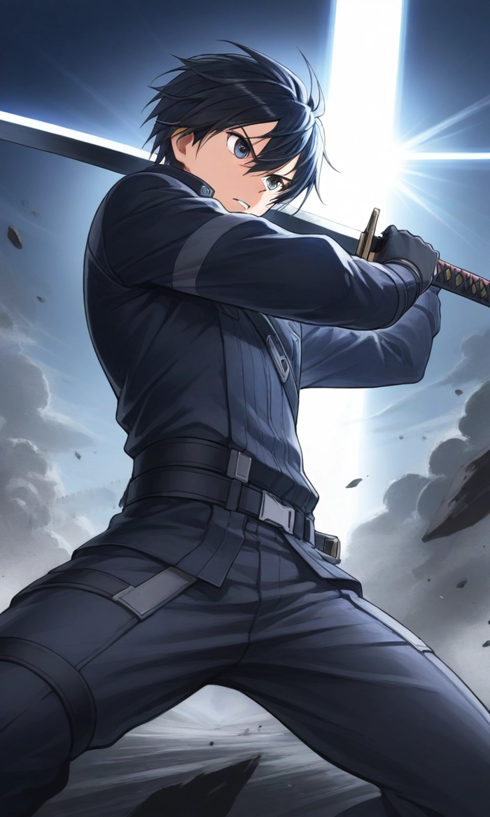 Sword Art Online Kirito anh hùng
