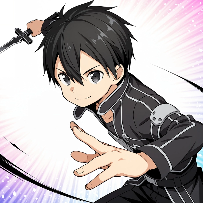 Sword Art Online Kirito avatar