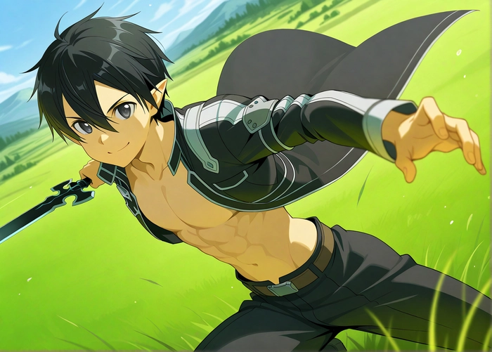 Sword Art Online Kirito ngầu lòi