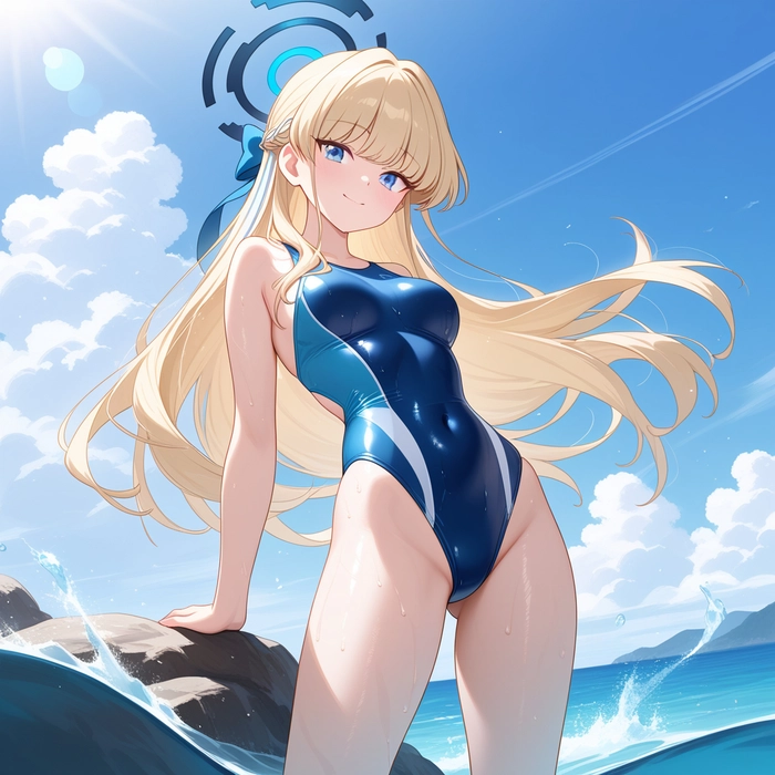 Toki Blue Archive bikini hấp dẫn