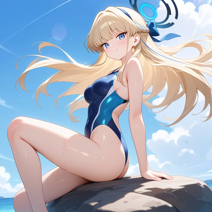 Toki Blue Archive swimsuit đẹp