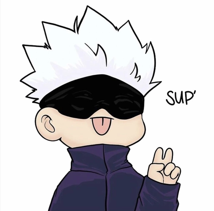 Ảnh Gojo 1 2 meme chế vui