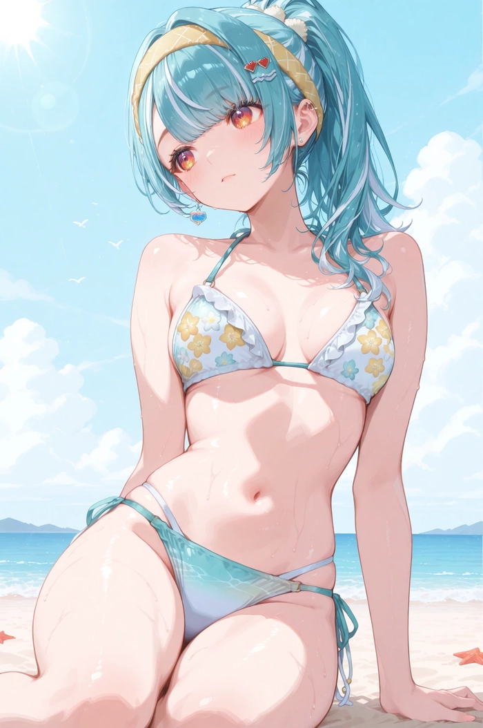 Ảnh anime bikini nữ quyến rũ làm avatar