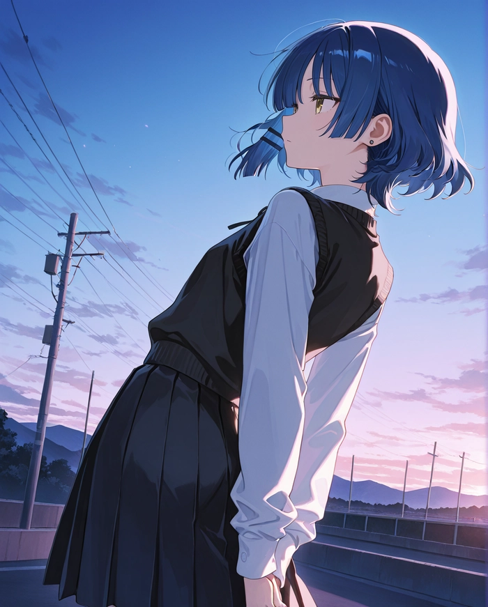 Ảnh anime buồn nữ nhẹ nhàng mà sâu lắng