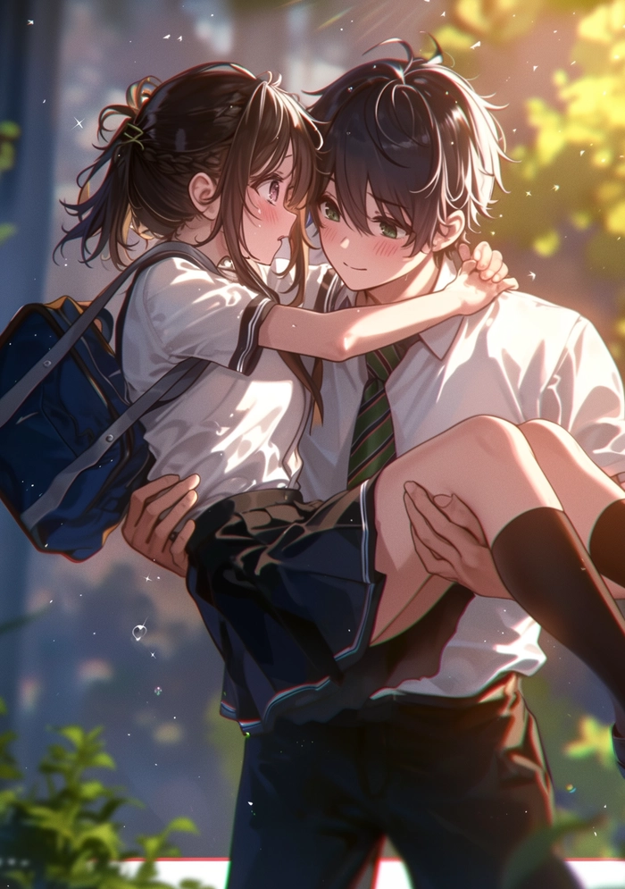 Ảnh anime cặp đôi đẹp nhất mang chất thơ