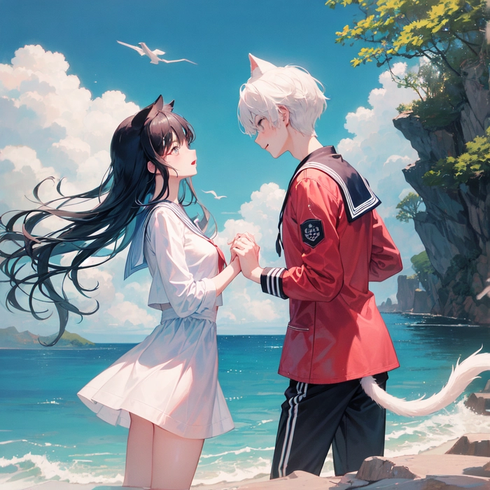 Ảnh anime cặp đôi ngầu lạnh lùng bí ẩn